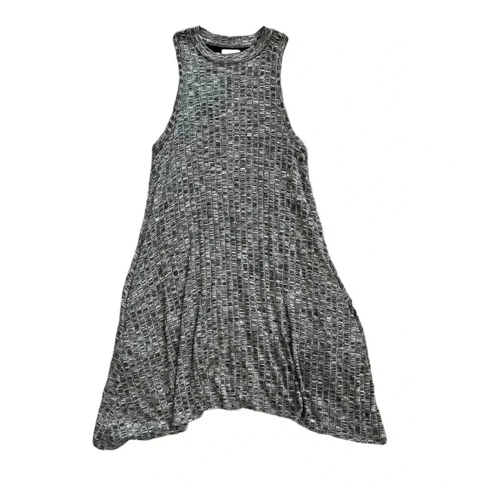 Maeve Gray Sleeveless Emerson Swing Dress M